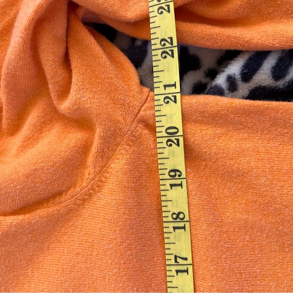 Peter Millar Albany Sweater Men M Sunset Orange 1/4 Zip Cotton Cashmere Preppy - Picture 8 of 9